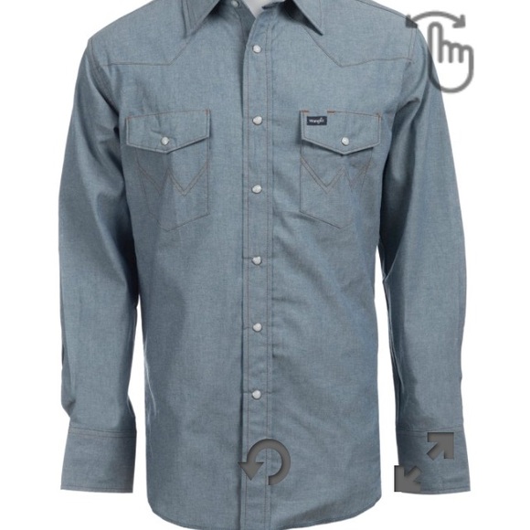 wrangler pearl button shirts
